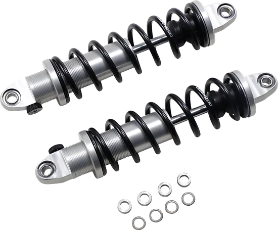 Legend REVO-A Adjustable Coil Shock Suspension Pair Clear Heavy Duty 13in.