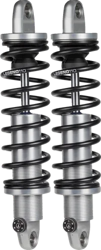 Legend REVO-A Adjustable Coil Shock Suspension Pair Clear Heavy Duty 13in.