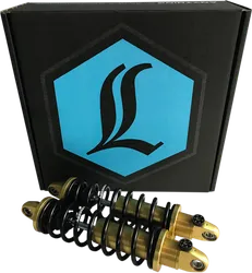 Legend REVO-A Adjustable Coil Shock Suspension Pair Gold Heavy Duty 12in.