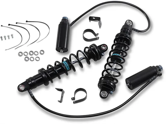 Legend REVO ARC Remote Reservoir Coil Shock Pair Black Heavy Duty 14in