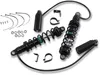 Legend REVO ARC Remote Reservoir Coil Shock Pair Black Heavy Duty 14in