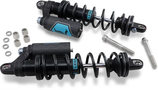 Legend REVO ARC Piggyback Coil Shock Pair Black Heavy Duty 14in