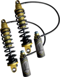 Legend REVO ARC Remote Reservoir Coil Shock Pair Gold Heavy Duty 13in.