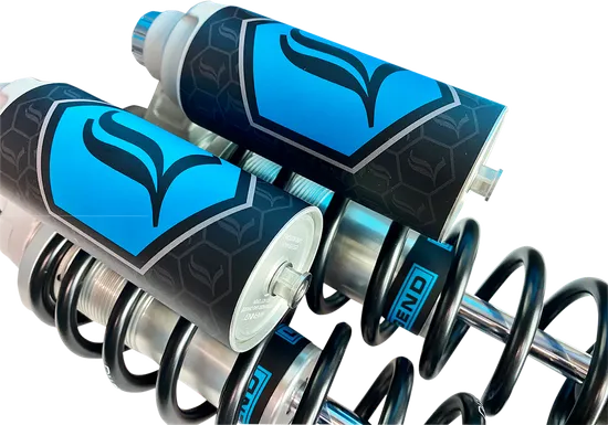 Legend REVO ARC Piggyback Coil Shock Pair Clear 13in