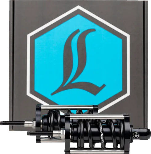 Legend REVO-A Adjustable Coil Shock Suspension Pair Rear Black Heavy Duty