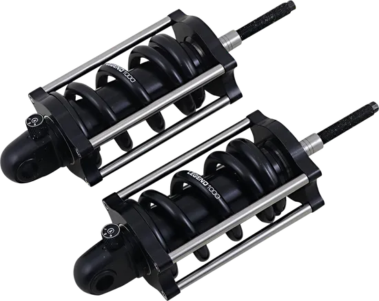 Legend REVO-A Adjustable Coil Shock Suspension Pair Rear Black Heavy Duty