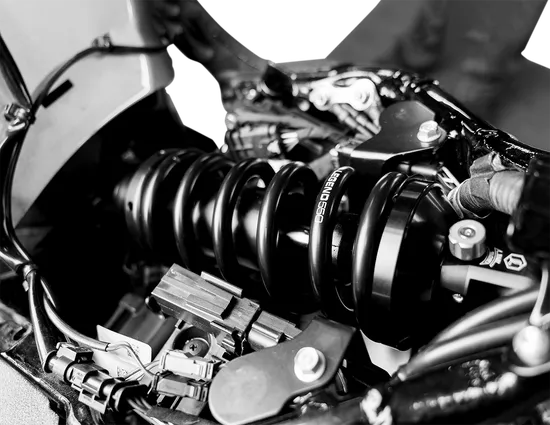 Legend REVO-A Adjustable Coil Shock Suspension Pair Rear Heavy Duty Black