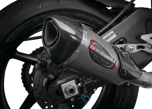 Yosh Alpha T Street Slip On SS Exhaust Pipe Works Yamaha FZ10 MT-10