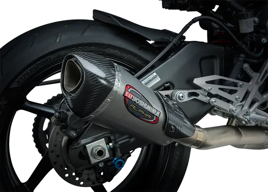 Yosh Alpha T Race 3/4 Slip On SS Exhaust Pipe Works Yamaha FZ10 MT-10