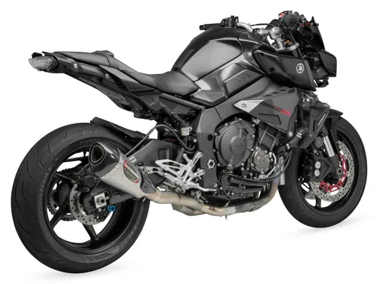 Yosh Alpha T Race 3/4 Slip On SS Exhaust Pipe Works Yamaha FZ10 MT-10