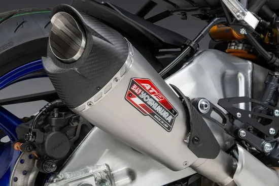 Yoshimura Alpha Stainless Slip On CF Exhaust Pipe 