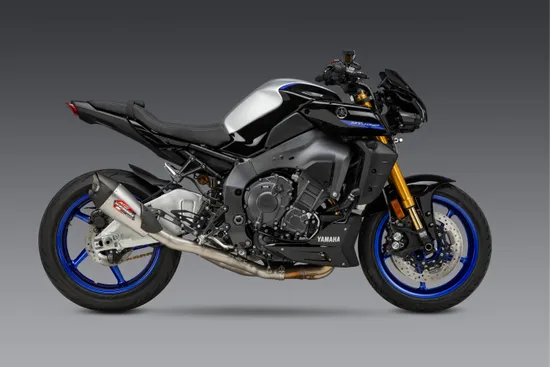 Yoshimura Alpha Stainless 3/4 Slip On CF Exhaust Pipe 