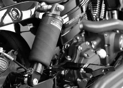 Legend AIR-A Adjustable AIR Shocks Suspension Black Handlebar Control