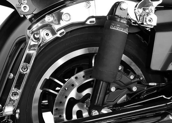 Legend AIR-A Adjustable AIR Shocks Suspension Black Handlebar Control