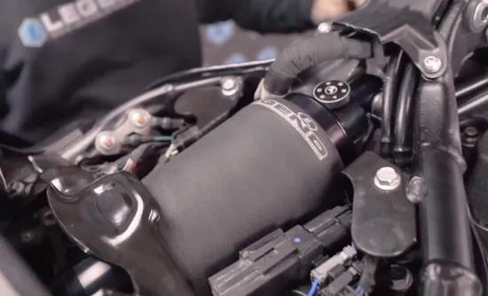 Legend AIR-A Adjustable AIR Shocks Suspension Black Handlebar Control