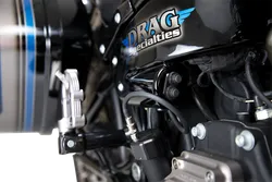 Legend AIR-A Adjustable AIR Shocks Suspension Black Handlebar Control