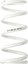 Moose White Rear Shock Spring 25n/mm