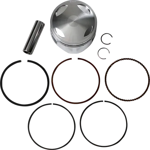 JE Piston Kit Rings Pins Round 4mm OB 77mm Bore 13:1