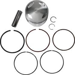 JE Piston Kit Rings Pins Round 4mm OB 77mm Bore 13:1