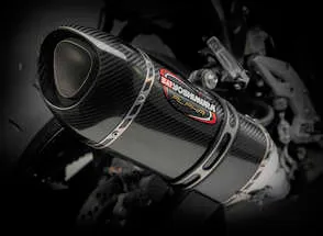 Yosh Alpha Signature Slip On CF Exhaust Pipe Yamaha YZF R1 R1M R1S