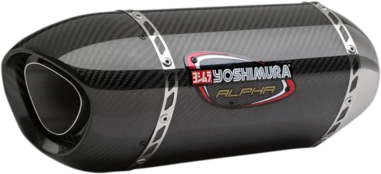 Yosh Alpha Signature Slip On CF Exhaust Pipe Yamaha YZF R1 R1M R1S