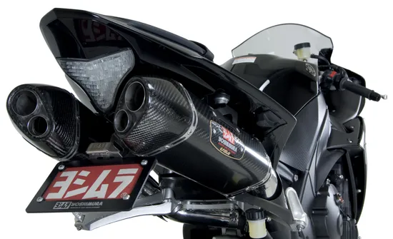 Yoshimura TRC-D Street Dual Slip On CF Exhaust Pipe Yamaha YZF R1
