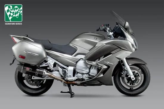 Yoshimura R-77 Signature Dual Slip On CF Exhaust Pipe