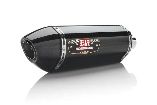 Yoshimura R-77 Signature Dual Slip On CF Exhaust Pipe