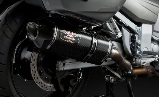 Yoshimura R-77 Signature Dual Slip On CF Exhaust Pipe