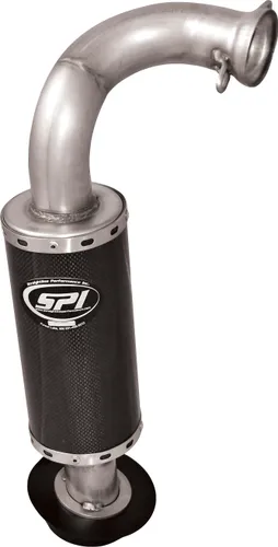 SLP Lightweight Silencer Exhaust Muffler Pipe Carbon Fiber