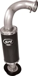 SLP Lightweight Silencer Exhaust Muffler Pipe Carbon Fiber