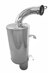 SLP Lightweight Silencer Exhaust Muffler Pipe Ceramic SAE