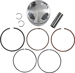 JE Piston Kit Rings Pins Round 1mm OB 86mm Bore 10.6:1