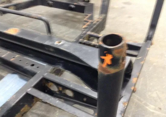 Frame Chassis BOS From 2013 Polaris RZR 570 #32