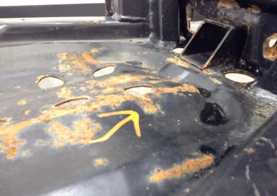 Frame Chassis BOS From 2013 Polaris RZR 570 #32