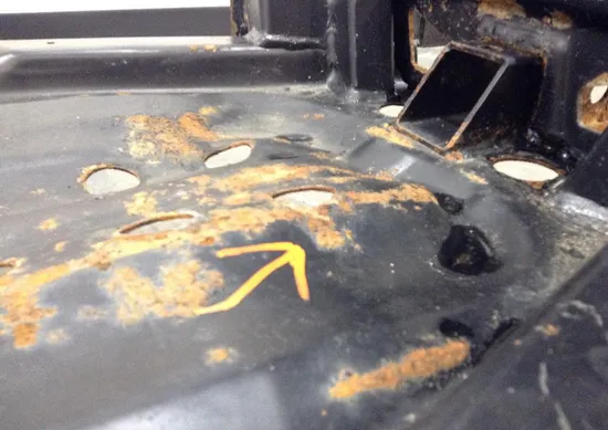 Frame Chassis BOS From 2013 Polaris RZR 570 #32