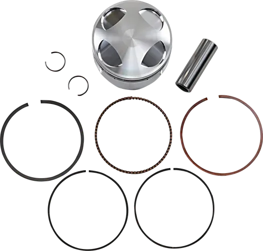 JE Piston Kit Rings Pins Round 2mm OB 87mm Bore 10.8:1