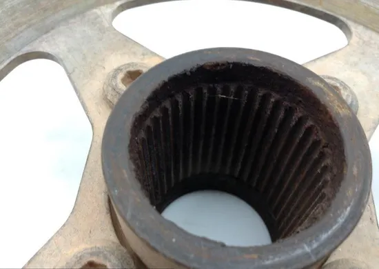 Rear Brake Rotor W Hub 2004 Yamaha YFZ450 1537A