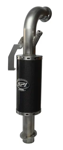 SLP Lightweight Silencer Exhaust Muffler Pipe Carbon Fiber