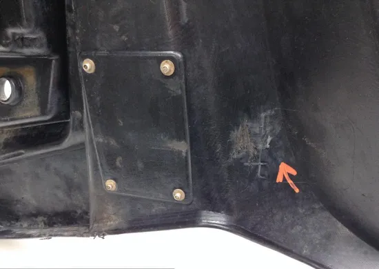 Rear Fender Fenders Plastic 2003 Yamaha Raptor 660R YFM660R 1538A x