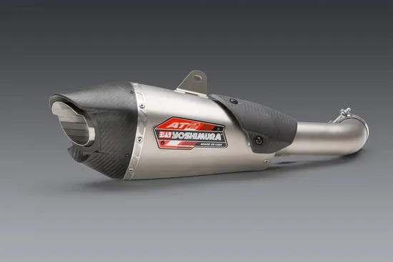 Yoshimura AT2 Street Slip On SS Exhaust Pipe Works Yamaha YZF R6