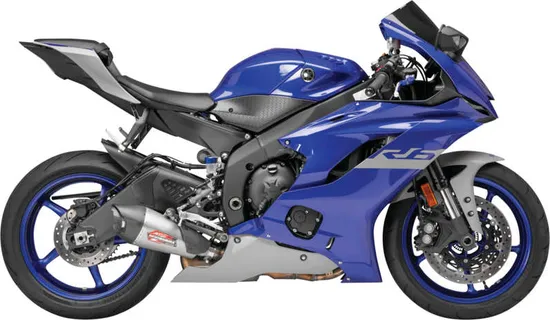 Yoshimura AT2 Street Slip On SS Exhaust Pipe Works Yamaha YZF R6
