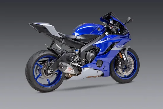 Yoshimura AT2 Street Slip On SS Exhaust Pipe Works Yamaha YZF R6