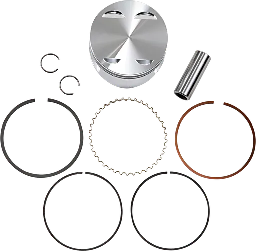JE Piston Kit Rings Pins Round STD 100mm Bore 10.5:1