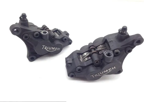 Left Right Front Brake Calipers Pads Set 2006 Triumph Sprint ST ABS 1491