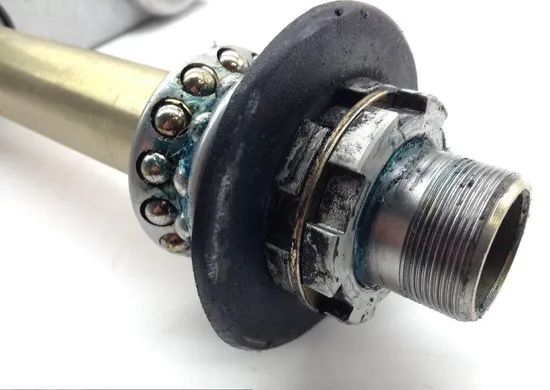 Lower Triple Tree Bottom Fork Clamp Shaft 2006 Triumph Sprint ST ABS 1445