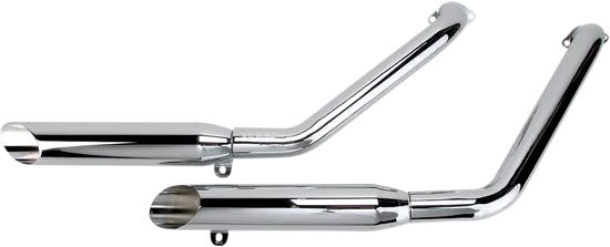 Cobra Chrome Slash Cut Classic Exhaust Muffler System