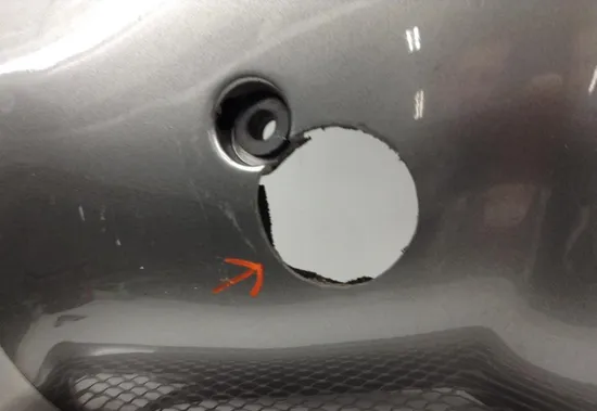 Left Side Mid Fairing Cover 2002 Suzuki Hayabusa GSX1300R 1543 x