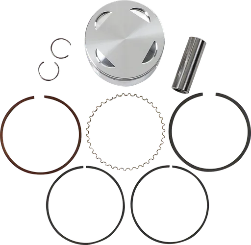 JE Piston Kit Rings Pins Round 2mm OB 102mm Bore 11.25:1
