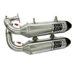 Big Gun EXO Stainless Dual Exhaust Muffler Pipe Slip On